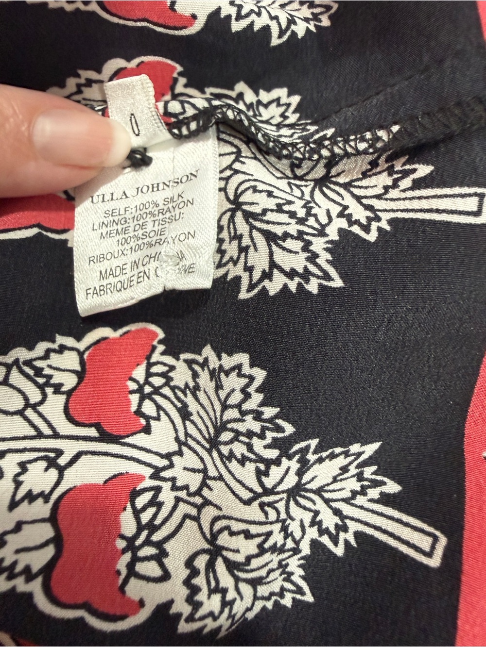 Ulla Johnson Silk Floral Midi Dress Size 0 Boho Luxe Resort Cottagecore Coastal - Picture 5 of 11